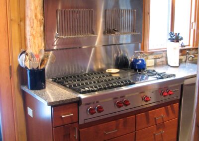 Downes Cabin Custom Kitchen Chefs Range