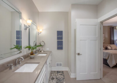 IMG_49Custom Home First Floor Master Bathroom Double Vanity