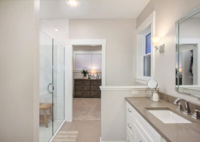 Custom Home First Floor Master Bathroom