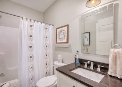 Custom Home First Floor Guest Bathroom