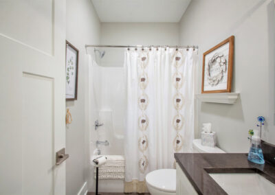Custom Home First Floor Guest Bathroom