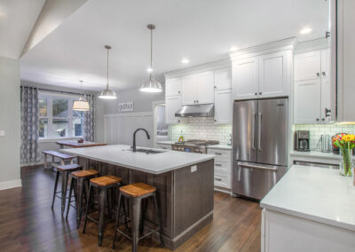 Lowell House Kitchen Area Island Seating