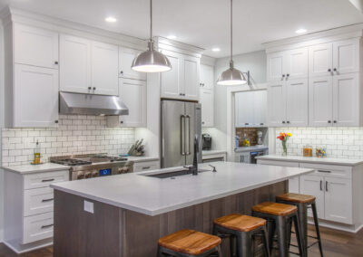 Lowell House Kitchen with Island