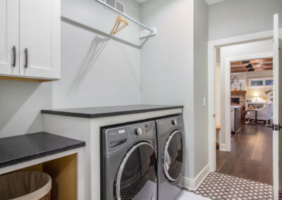 Lowell House Laundry Room and Modern Appliances