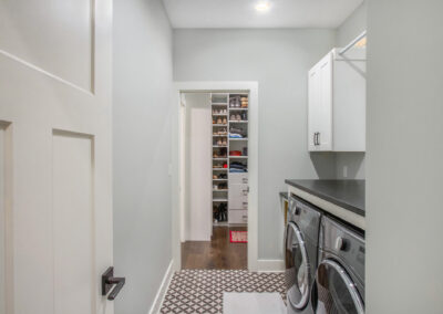 Lowell House View of Laundry Room into Walk in Closet